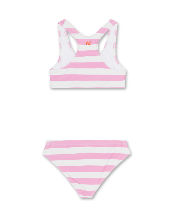 Dara Bikini stripes pink - 0
