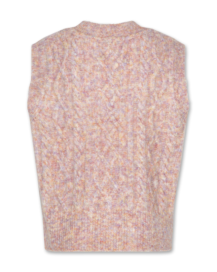 DI sleeveless C Neck pink - 0