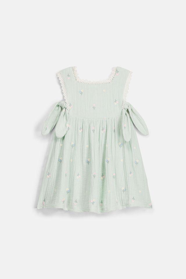 Dress Aloisa almond all over flower