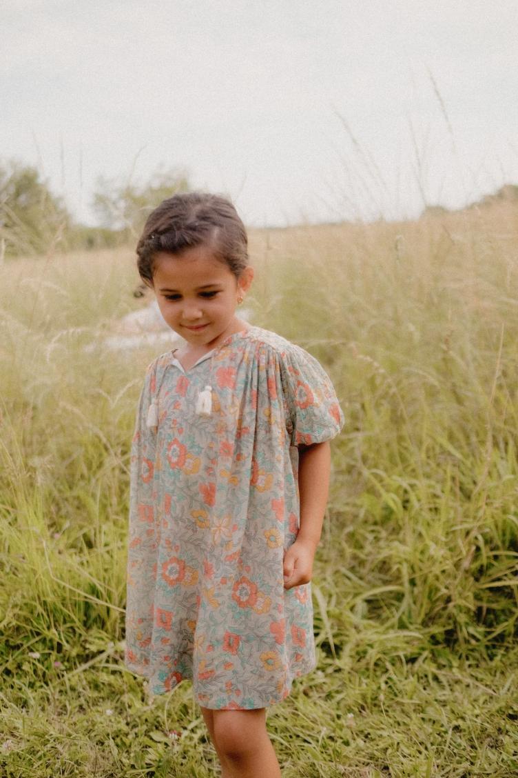 Dress Eugenie water flowers - 0