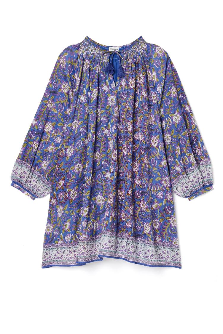 Dress Janice Blue flowers