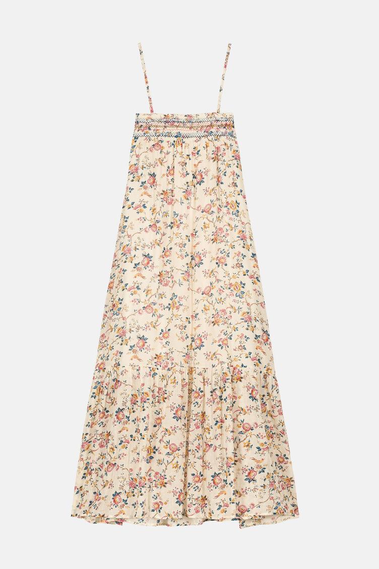 Dress Marcelina cream retro garden