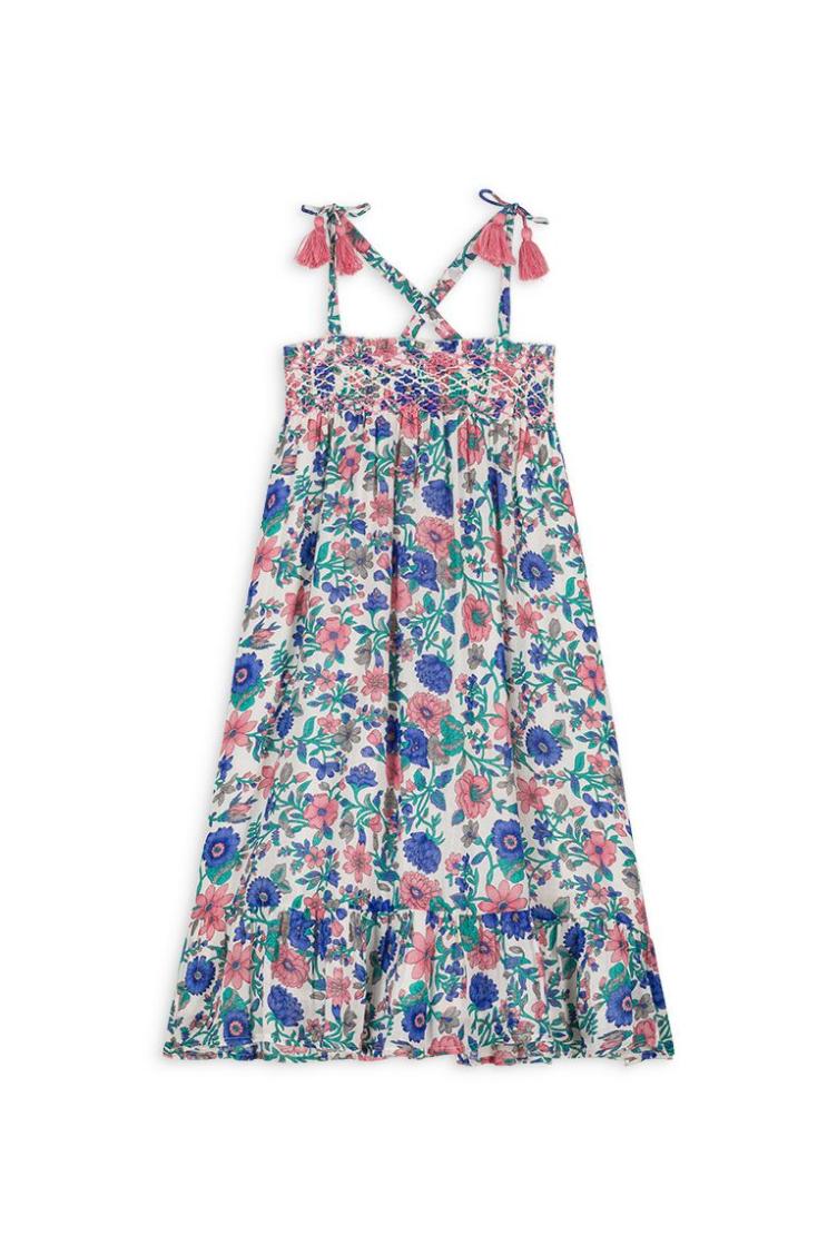 Dress Marceline blue summer meadow
