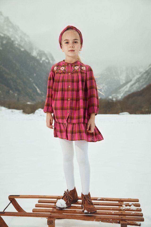 Dress Massilia pink alp check - 0