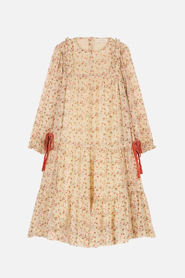 Dress Nyna cream misty laurels