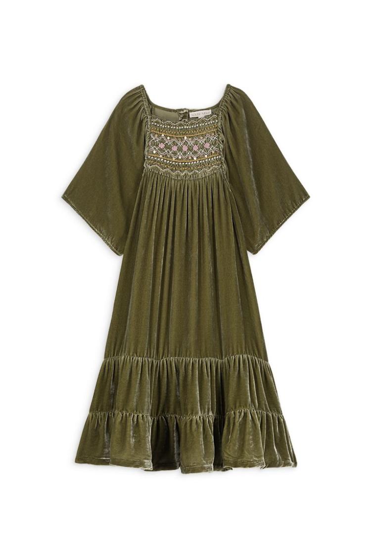 Dress Olivina khaki