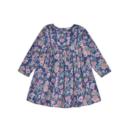 Dress Roulotta blue wild flowers