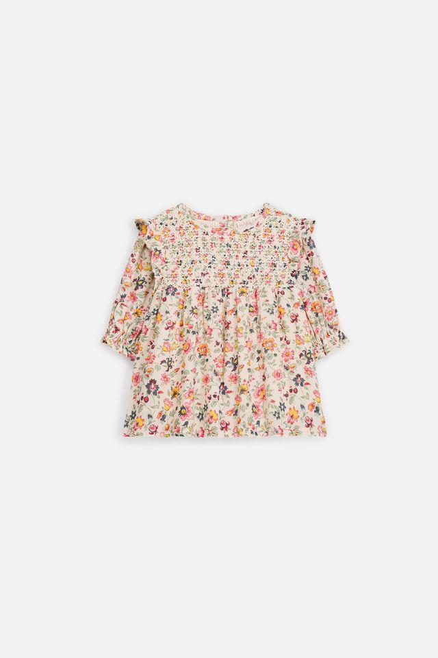 Dress Saralou cream wild flowers