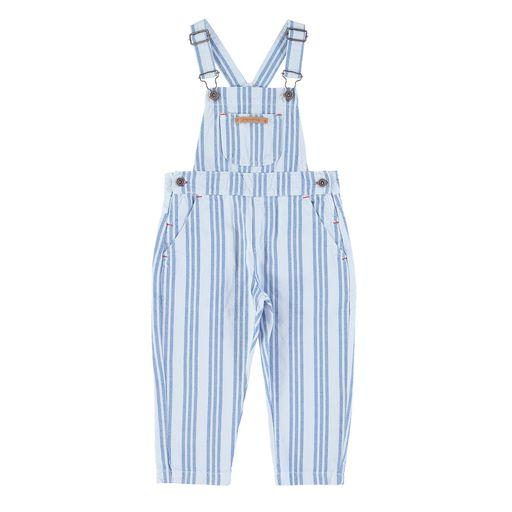 Dungarees large blue stripes