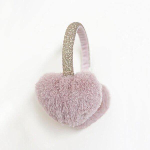 earmuffs fluffy love heart