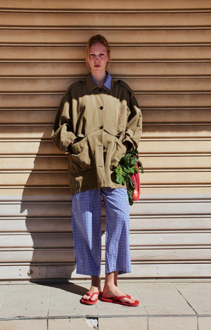 Damenhose vichy bleu - 0