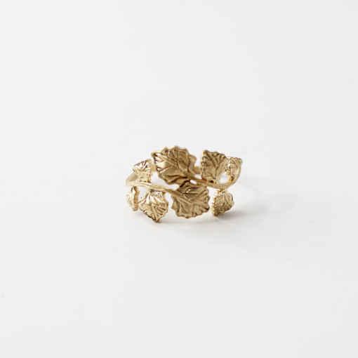 Fingerring Blatt