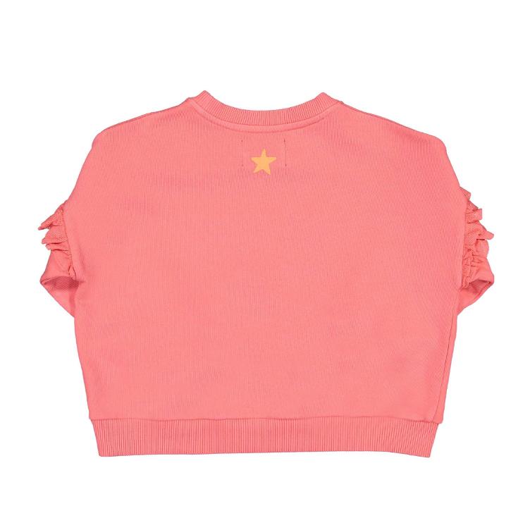 sweater frills pink sun - 0