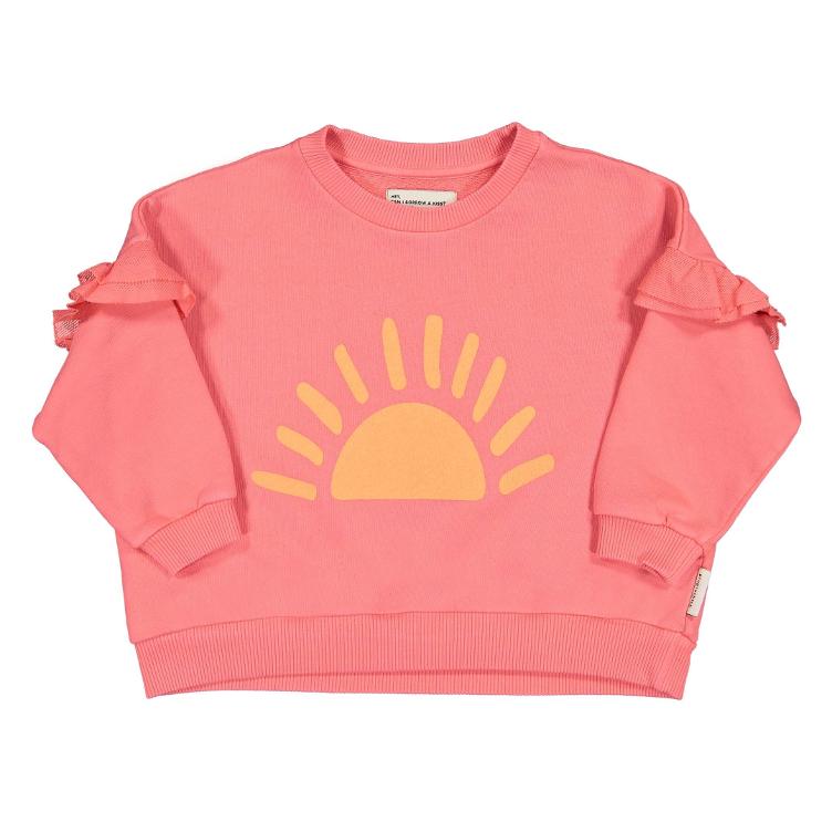 sweater frills pink sun