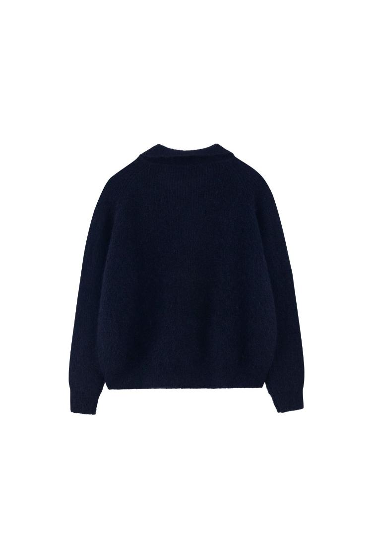 Frank Mohair sweater navy - 0