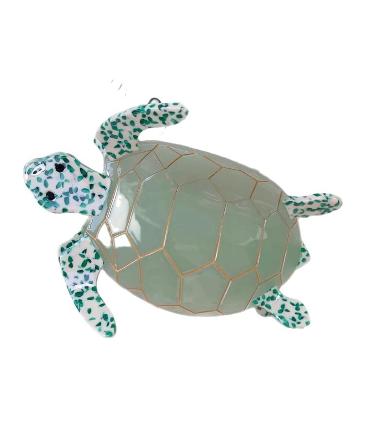 Haarklammer Schildkröte gross mint