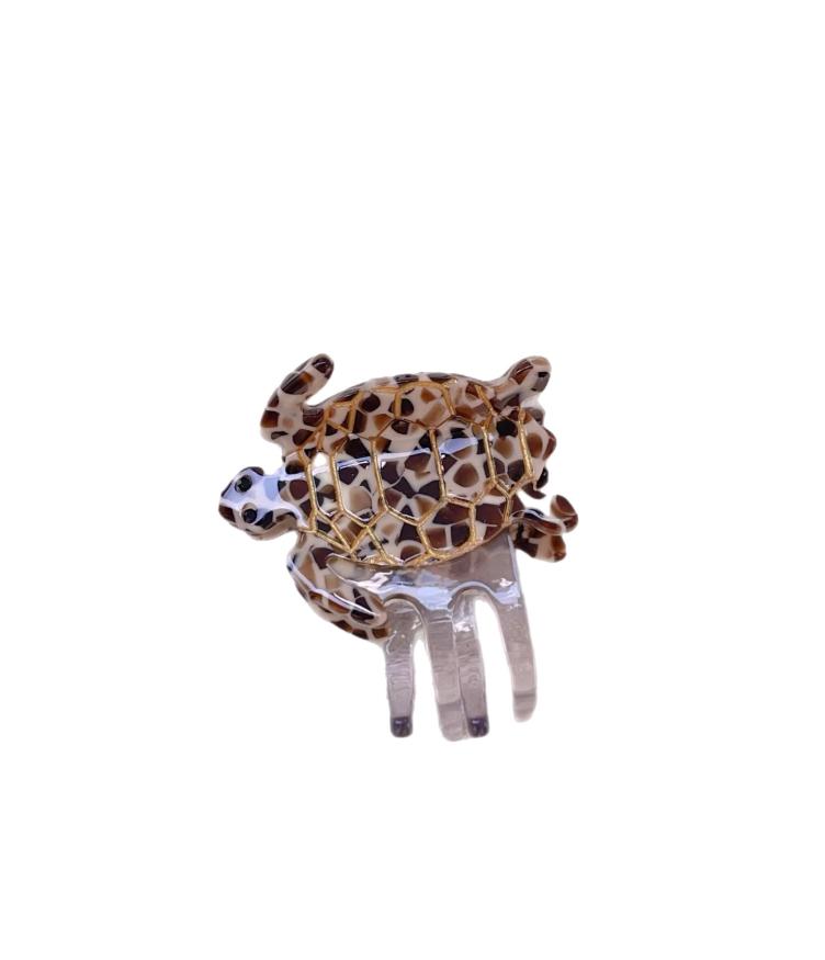 Haarklammer Schildkröte klein