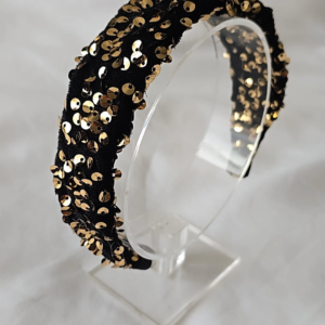 Haarreif Pailetten gold