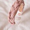Haarreif rosa glitter moussline