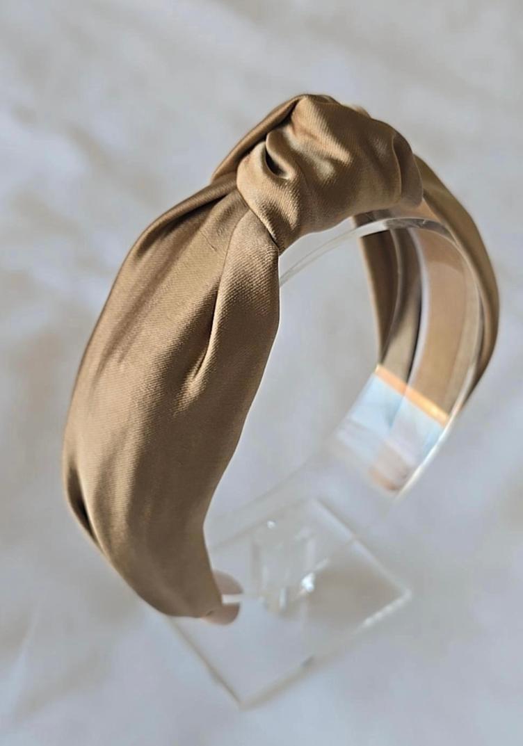 Haarreif Satin gold