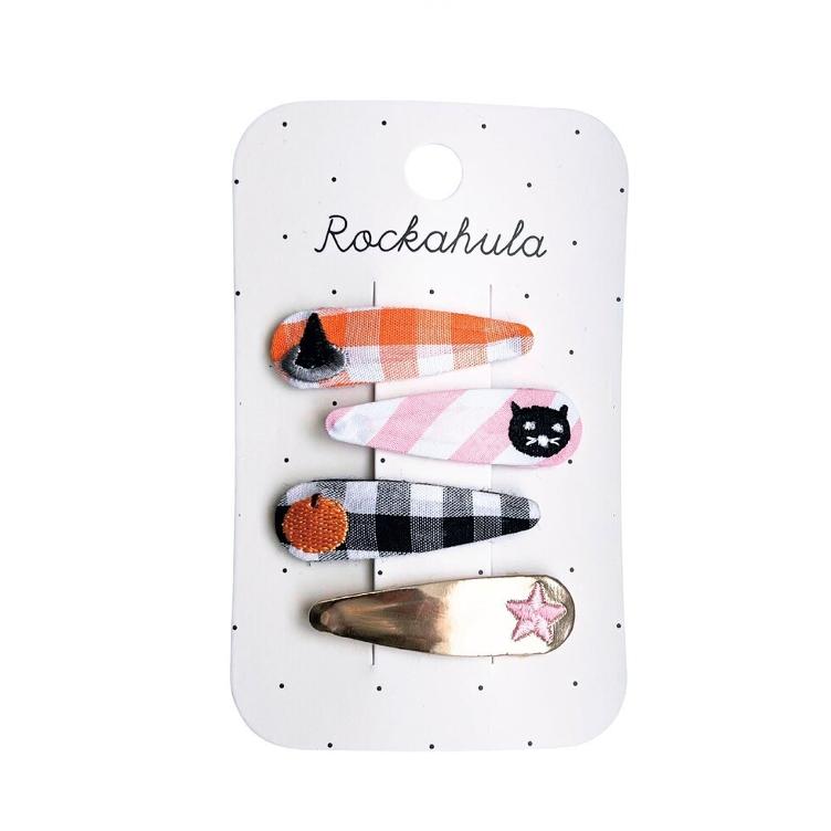 Halloween embroidered clip set