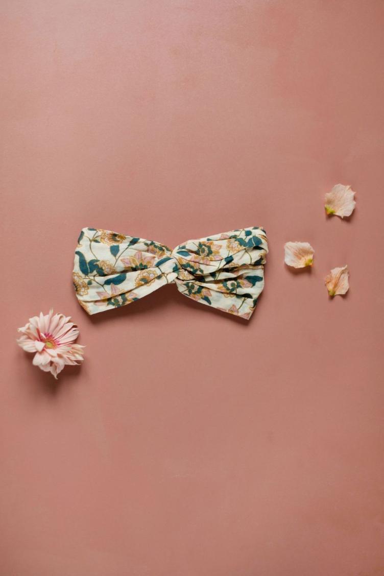 headband Yuriria cream flowers