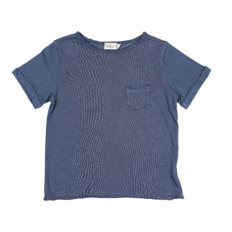 James pocket T shirt indigo