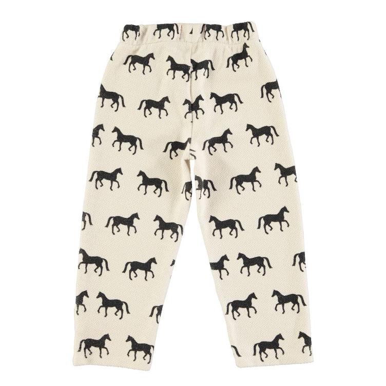 Jogging pants w/ black horses