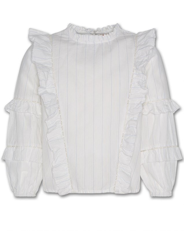 Judy nelly lace shirt off white