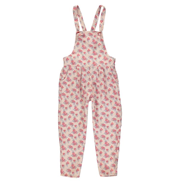 Jumpsuit pale pink with flowers - 0