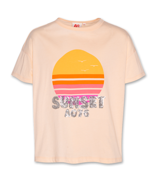 Kenza t shirt sunset peach