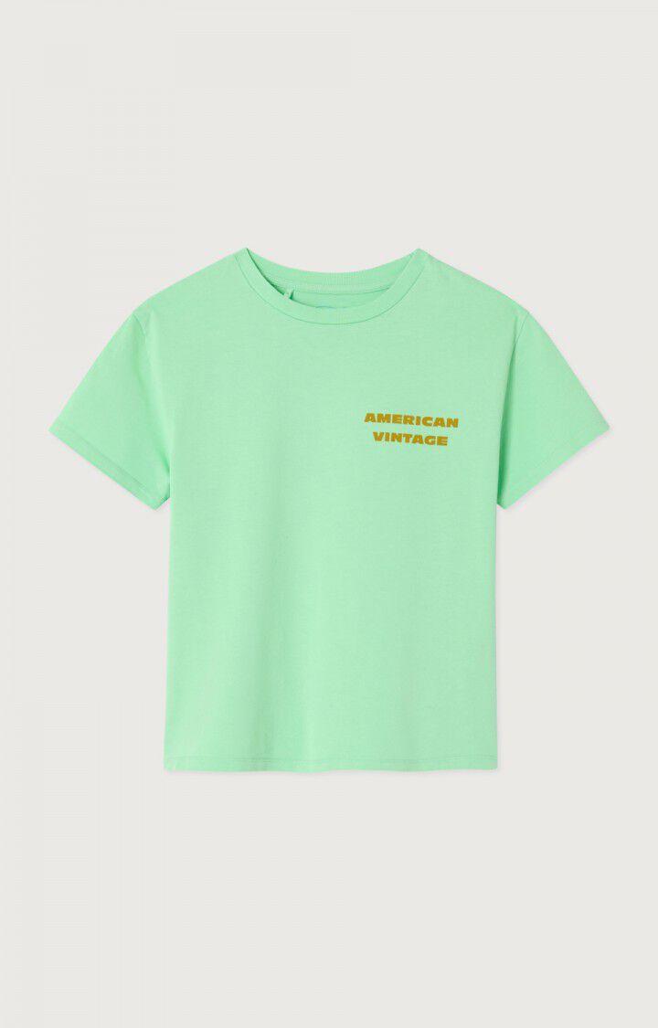 Tshirt droit rond amandier vin