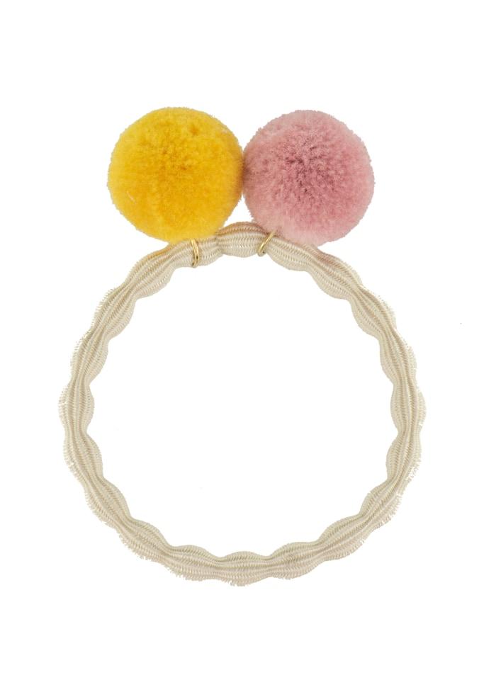Kknekki gelb Pompons