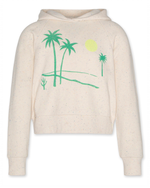 lea hoodie sweater palms nep sweats ivory