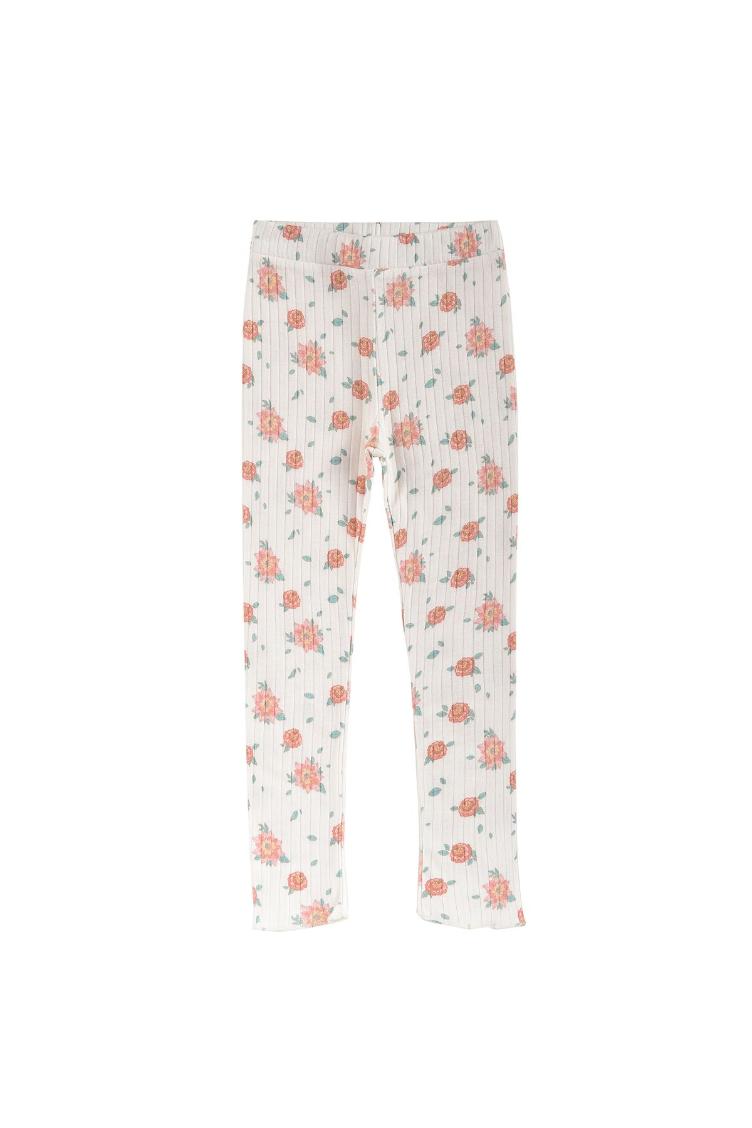 Leggins Anandou off white flowers