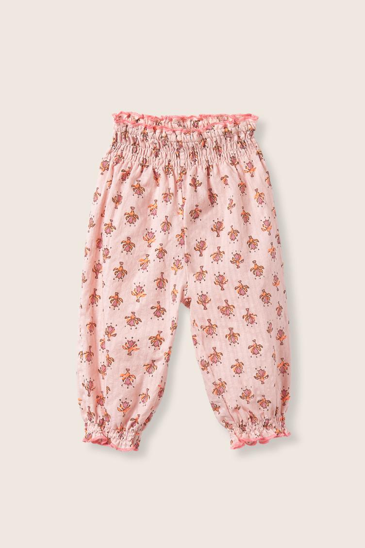 Lina cloud pink indian flower pants