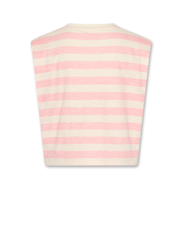 lora t shirt stripes natural - 0