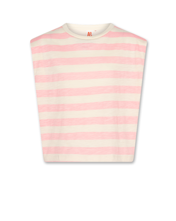 lora t shirt stripes natural