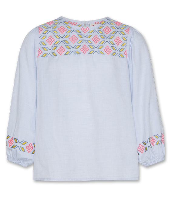 maca oxford shirt blue