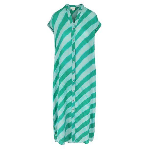 Martina diagonal stripes green/aqua