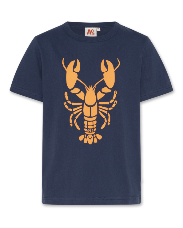 mat t shirt crab indigo