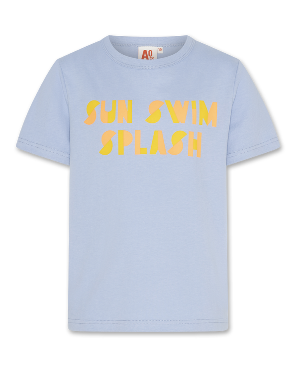 mat t shirt sun swim liam light blue