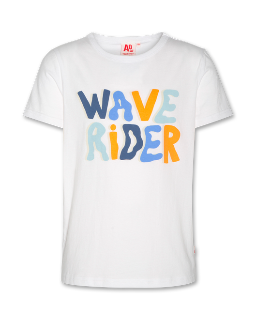 mat t shirt wave rider white