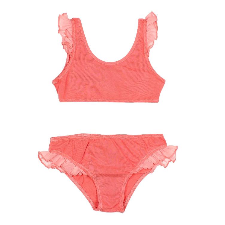 Milos & Olimpia cotton Bikini coral