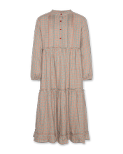Mira red check dress maite check