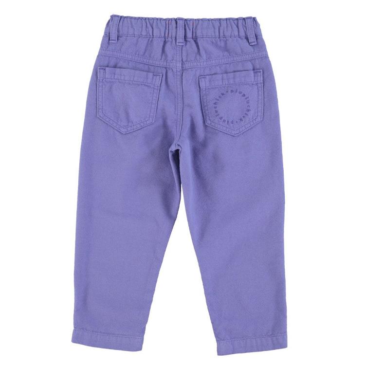 mom fit trousers purple - 0