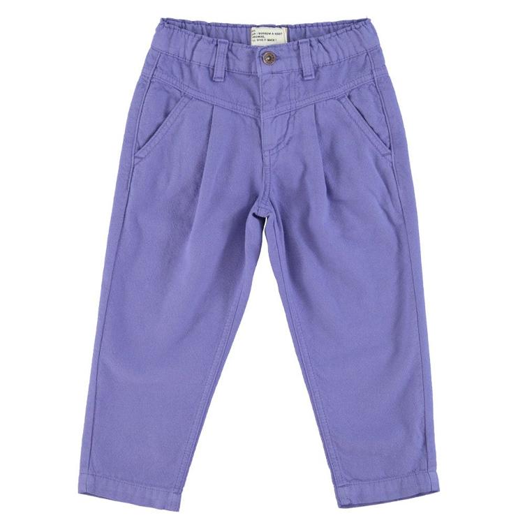 mom fit trousers purple