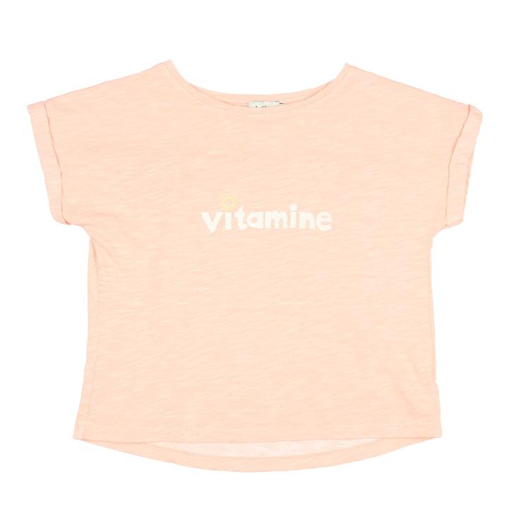 Natalie vitamine T shirt blush pink