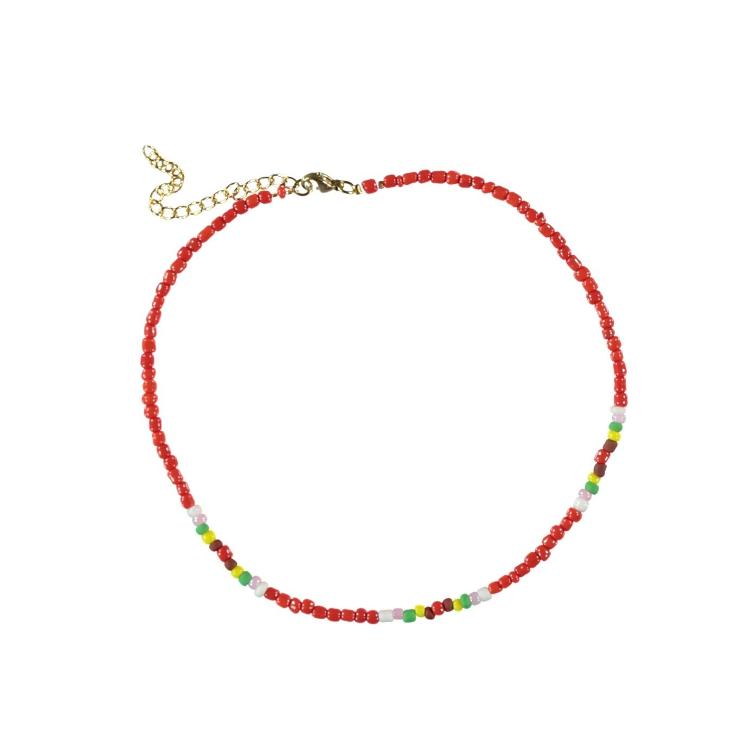 necklace red-pink