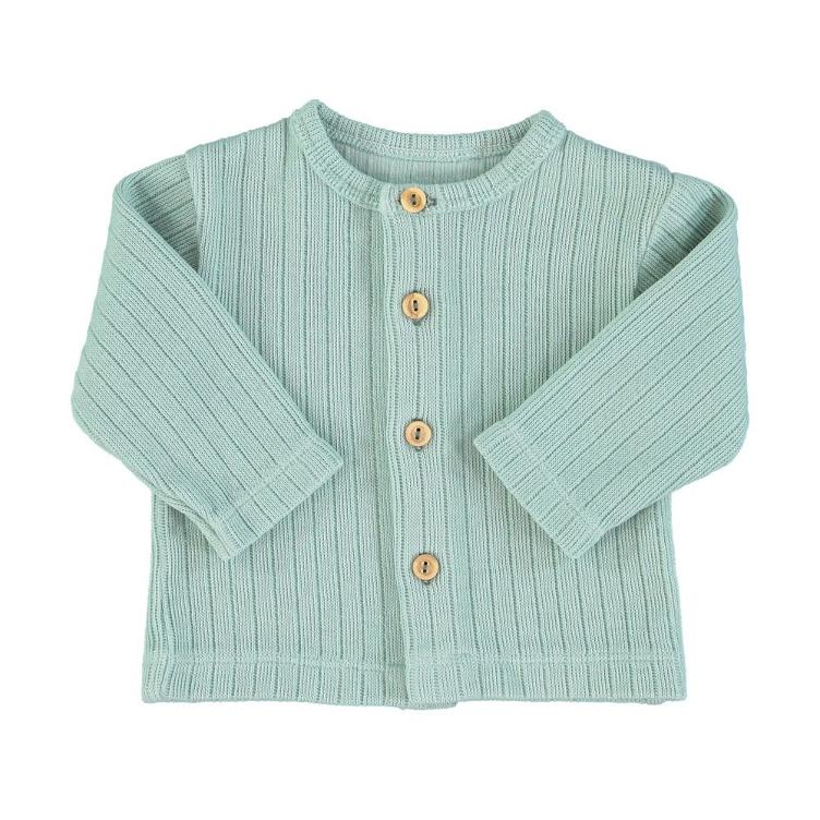 Newborn cardigan light green